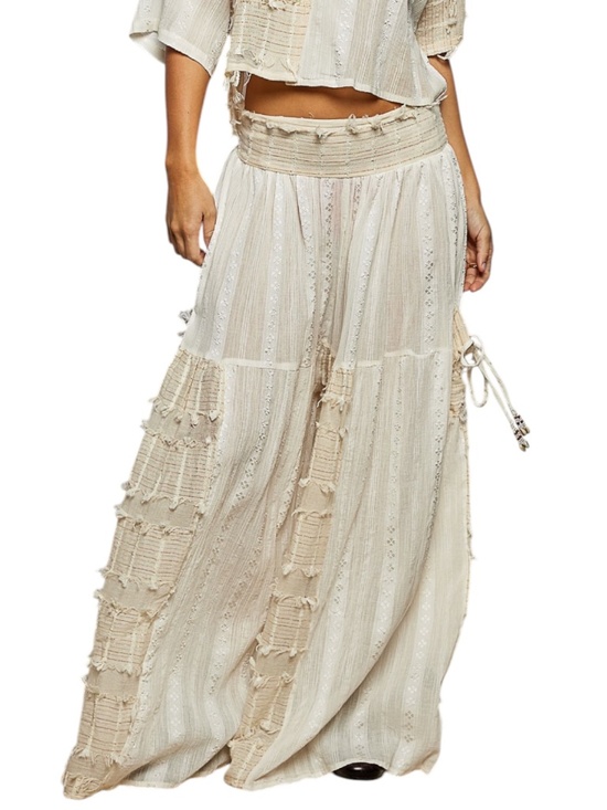 POL Pants - NEW POL FLOWY WIDE LEG BEACH PANTS BOHO WOMEN'S SIZE S M L